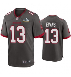 Men Mike Evans Buccaneers Pewter Super Bowl Lv Game Jersey