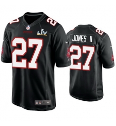 Men Ronald Jones Ii Buccaneers Black Super Bowl Lv Game Fashion Jersey