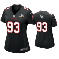 Women Ndamukong Suh Buccaneers Black Super Bowl Lv Game Fashion Jersey