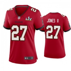 Women Ronald Jones Ii Buccaneers Red Super Bowl Lv Game Jersey