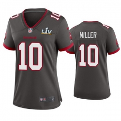 Women Scotty Miller Buccaneers Pewter Super Bowl Lv Game Jersey