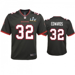 Youth Mike Edwards Buccaneers Pewter Super Bowl Lv Game Jersey