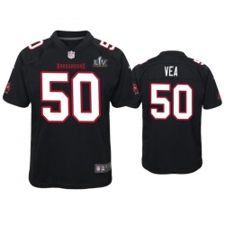 Youth Vita Vea Buccaneers Black Super Bowl Lv Game Fashion Jersey