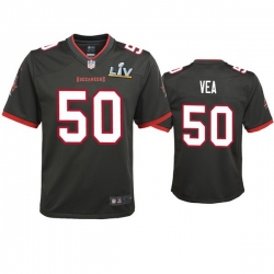 Youth Vita Vea Buccaneers Pewter Super Bowl Lv Game Jersey