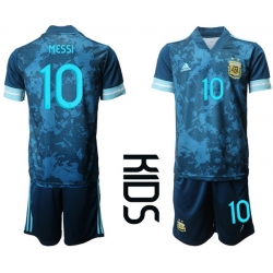 Kids Argentina Short Soccer Jerseys 015