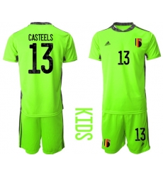 Kids Belgium Short Soccer Jerseys 024