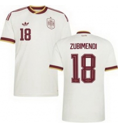 Youth 18 Spain Martin Zubimendi World Cup 2026 Away Replica Jersey   2