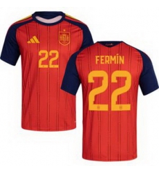 Youth 22 Spain Fermin Lopez World Cup 2026 Away Replica Jersey 1 Youth 22 Spain Fermin Lopez World Cup 2026 Away Replica Jersey 1