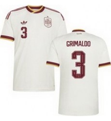 Youth 3 Spain Alejandro Grimaldo World Cup 2026 Away Replica Jersey   2