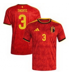 Men 3Arthur Theate Belgium Jersey 1 Men 3Arthur Theate Belgium Jersey 1