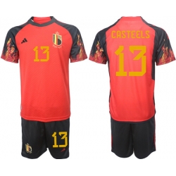 Men FIFA 2022 Belgium Soccer Jersey 012