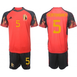 Men FIFA 2022 Belgium Soccer Jersey 019