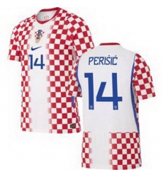 Men 14 Croatia Ivan Perisic Away Replica World Cup   1