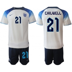 Men FIFA 2022 England Soccer Jersey 004