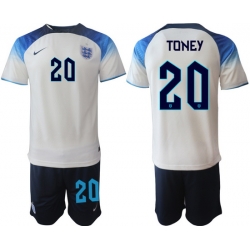 Men FIFA 2022 England Soccer Jersey 005