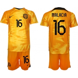 Men FIFA 2022 Netherlands Soccer Jersey 016