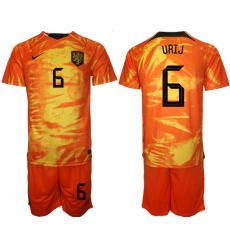 Men FIFA 2022 Netherlands Soccer Jersey 073