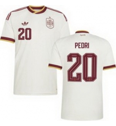 Men 20 Spain Pedri World Cup 2026 Away Replica Jersey 2 Men 20 Spain Pedri World Cup 2026 Away Replica Jersey 2