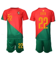 Men FIFA 2022 Portugal Soccer Red Jersey 107