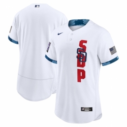 Men's San Diego Padres Blank Nike White 2021 MLB All-Star Game Authentic Jersey