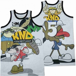 #5 CODENAME KIDS NEXT DOOR BASKETBALL JERSEY