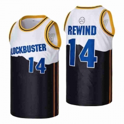 BLOCKBUSTER 14# 85# AWAY BASKETBALL JERSEY