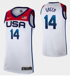 Men's Draymond Green Jersey USA Basketball Tokyo Olympics 2021 White