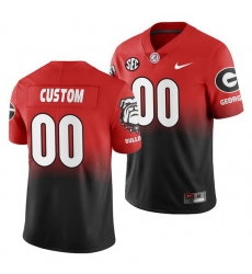 Georgia Bulldogs Custom Gradient Color Crash Men'S Jersey