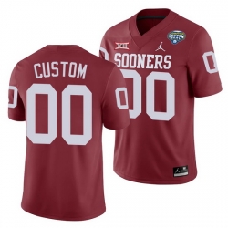 Oklahoma Sooners Custom Crimson 2020 Cotton Bowl Classic College Football Jersey