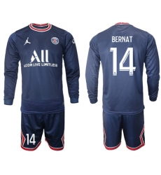 Men Paris Saint Germain Long Sleeve Soccer Jerseys 552