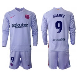 Men Barcelona Long Sleeve Soccer Jerseys 551