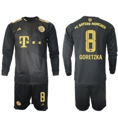 Men Bayern Long Sleeve Soccer Jerseys 510