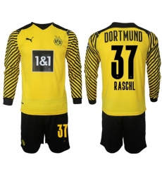 Men Borussia Dortmund Long Sleeve Soccer Jerseys 501