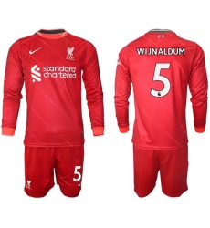 Men Liverpool Long Sleeve Soccer Jerseys 546