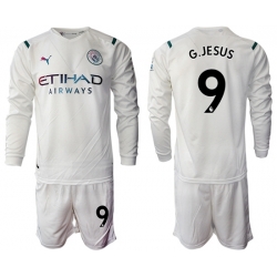 Men Manchester City Long Sleeve Soccer Jerseys 530