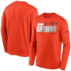 Cleveland Browns Men Long T Shirt 010