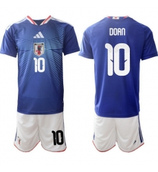 Men Japan 2026 Soccer Jerseys Blue #10 Ritsu Doan
