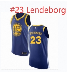 Men Nike Golden State Warriors Yaxel Lendeborg #23 Swingman Badge Jersey Blue Men Nike Golden State Warriors Yaxel Lendeborg #23 Swingman Badge Jersey Blue