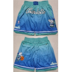 Charlotte Hornets Basketball Shorts 007