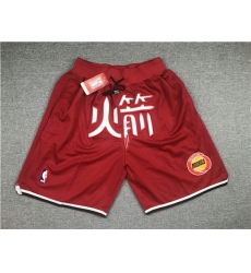 Houston Rockets Basketball Shorts 012