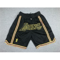 Los Angeles Lakers Basketball Shorts 004