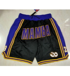 Los Angeles Lakers Basketball Shorts 006