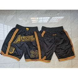 Los Angeles Lakers Basketball Shorts 016