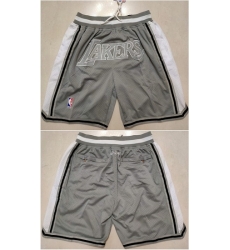 Los Angeles Lakers Basketball Shorts 032