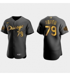 Men Chicago White Sox Jose Abreu 2022 Mlb All Star Game Authentic Black Men Jersey