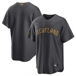 Men Cleveland Guardians Blank 2022 All Star White Cool Base Stitched Baseball Jersey