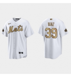 Men Edwin Diaz New York Mets 2022 Mlb All Star Game White  Jersey