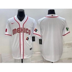 Mexico 2023 World Baseball Classic Blank Jersey White