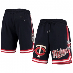 Men Minnesota Twins Navy Team Shorts