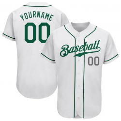 Men Active Player Custom White Stitched Baseball Jersey